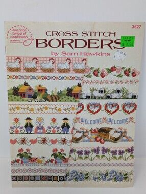 Cross Stitch Borders Pattern Booklet Sam Hawkins